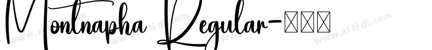 Montnapha Regular字体转换